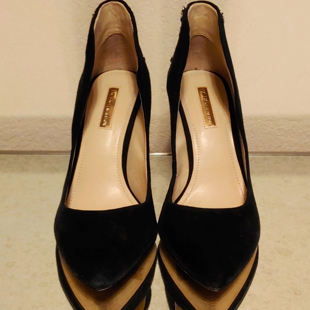 BCBG Generation heels black suede